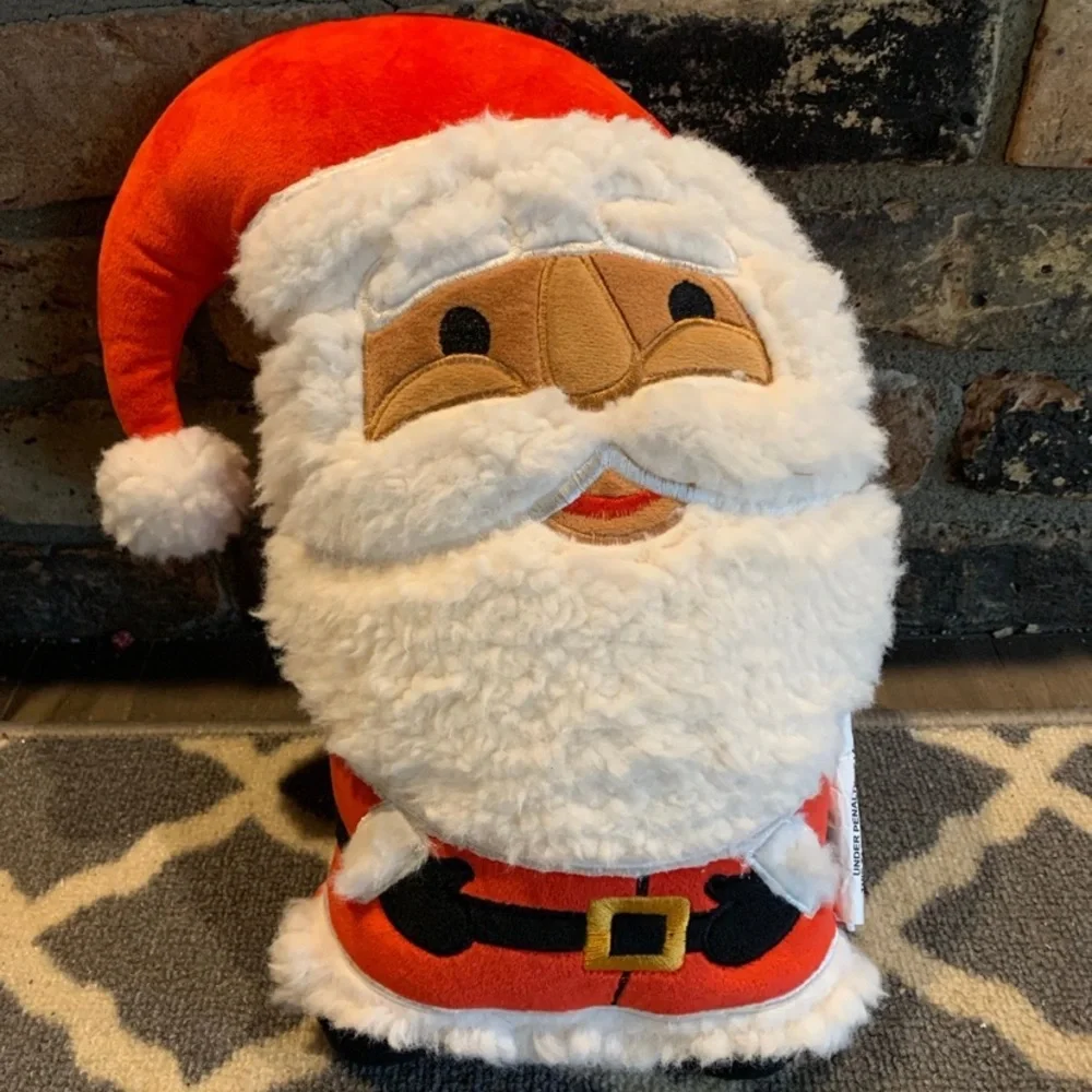 Santa Christmas decorative pillow NWT